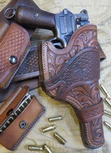 Will Ghormley C96 Mauser Broomhandle Bolo Model Western Holster - 4 of 8