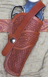 Will Ghormley #3 Lone Star Holster for S&W K/L Frames and Ruger Security/Service/Police-Six Series with 4