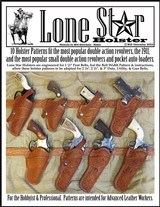 Will Ghormley #6 Lone Star Holster for Colt New Service Frames including the M1909, M1917, and S&W M1907 in 5 1/2