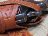 Will Ghormley #6 Lone Star Holster for Colt New Service Frames including the M1909, M1917, and S&W M1907 in 5 1/2
