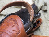 Will Ghormley #6 Lone Star Holster for Colt New Service Frames including the M1909, M1917, and S&W M1907 in 5 1/2
