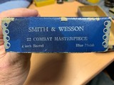 Smith & Wesson model 18 .22 combat masterpiece - 5 of 15