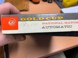Colt 45 ACP Gold Cup National Match 1968 - 2 of 15