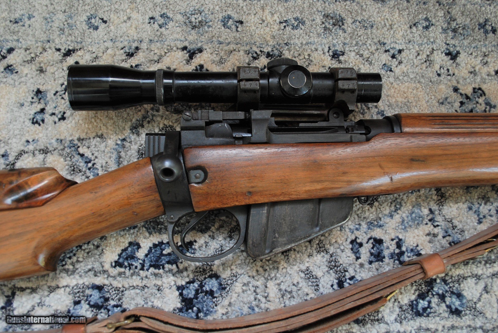 BRITISH WWII ENFIELD SNIPER RIFLE CONVERTED TO L42 CONFIGURATION