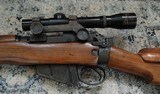 BRITISH WWII ENFIELD SNIPER RIFLE CONVERTED TO L42 CONFIGURATION, 303 CAL - 11 of 15