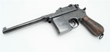 ALL MATCHING GERMAN C96 WWI MAUSER BROOMHANDLE PISTOL, 7.63MM - 13 of 14