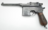 ALL MATCHING GERMAN C96 WWI MAUSER BROOMHANDLE PISTOL, 7.63MM - 1 of 14