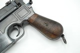 ALL MATCHING GERMAN C96 WWI MAUSER BROOMHANDLE PISTOL, 7.63MM - 9 of 14
