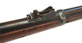 ORIGINAL SPRINGFIELD TRAPDOOR 1873 SADDLE RING CARBINE, 45-70 CAL, RARE 3 PIECE CLEANING ROD IN THE BUTT STOCK - 9 of 12