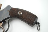 UNUSUAL 7.5MM SWEDISH HUSQVARNA 1887 REVOLVER, NO SERIAL NUMBERS, PRE PRODUCTION GUN? - 7 of 13