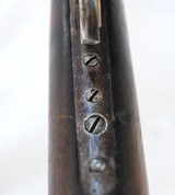 ANTIQUE EARLY WINCHESTER 1895 FLAT SIDE SPORTING RIFLE, 30 CAL GOV. - 12 of 15
