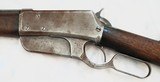 ANTIQUE EARLY WINCHESTER 1895 FLAT SIDE SPORTING RIFLE, 30 CAL GOV. - 2 of 15