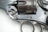SCARCE ALL ORIGINAL WEBLEY MKIII COMMERCIAL REVOLVER, UNCUT .455 CAL, WILL SHIP TO CANADA - 7 of 12