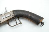 UNUSUAL BRASS FRAME ROLLING BLOCK PISTOL, EUROPEAN? - 8 of 10