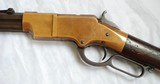 ORIGINAL FIRST MODEL HENRY RIFLE, 44 RIM FIRE, INSCRIBED, WINCHESTER INSPECTORS MARKED ON LOWER TANG - 9 of 15