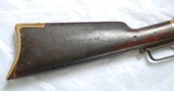 ORIGINAL FIRST MODEL HENRY RIFLE, 44 RIM FIRE, INSCRIBED, WINCHESTER INSPECTORS MARKED ON LOWER TANG - 11 of 15
