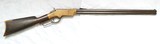 ORIGINAL FIRST MODEL HENRY RIFLE, 44 RIM FIRE, INSCRIBED, WINCHESTER INSPECTORS MARKED ON LOWER TANG - 8 of 15