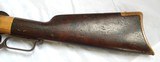 ORIGINAL FIRST MODEL HENRY RIFLE, 44 RIM FIRE, INSCRIBED, WINCHESTER INSPECTORS MARKED ON LOWER TANG - 3 of 15