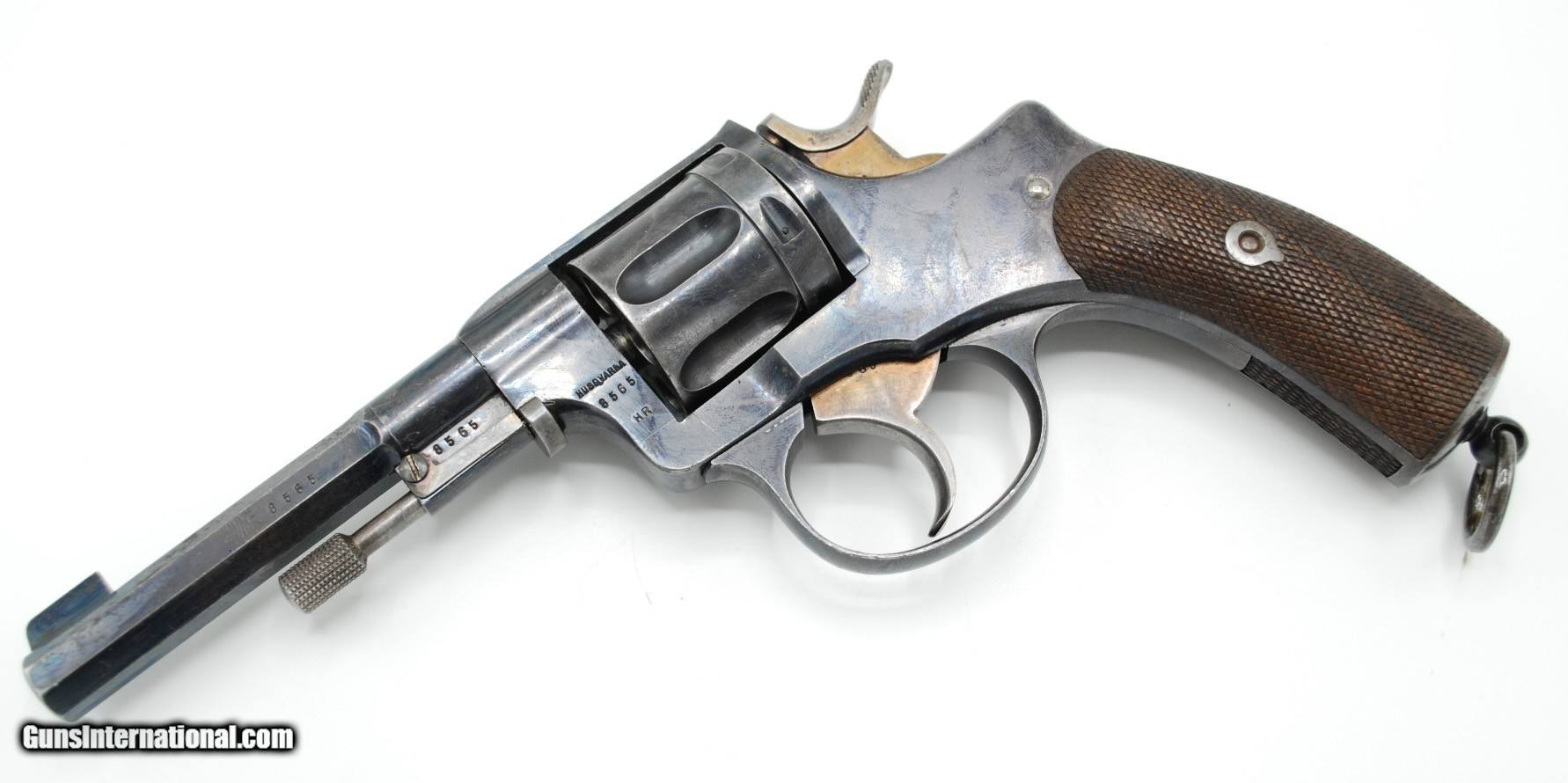 Swedish Husqvarna Nagant 1887 Revolver 75mm Nice