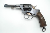 SWEDISH HUSQVARNA NAGANT 1887 REVOLVER, 7.5MM, NICE - 7 of 8