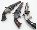 A GROUP OF 3 SMITH WESSON FIRST MODEL 22 CAL REVOLVERS, NICE GUNS, LOTS OF ORIGINAL FINISH - 7 of 11