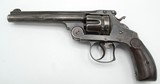 FIRST MODEL SMITH WESSON DOUBLE ACTION
FRONTIER REVOLVER, 44-40 WINCHESTER, SERIAL # 208 - 8 of 10