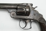 FIRST MODEL SMITH WESSON DOUBLE ACTION
FRONTIER REVOLVER, 44-40 WINCHESTER, SERIAL # 208 - 7 of 10