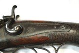 BRITISH UNDER LEVER DOUBLE RIFLE BY ADAMS, 500 EXPRESS(?) HAMMER SXS ENGLISH DOUBLE RIFLE - 10 of 15