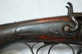 BRITISH UNDER LEVER DOUBLE RIFLE BY ADAMS, 500 EXPRESS(?) HAMMER SXS ENGLISH DOUBLE RIFLE - 6 of 15