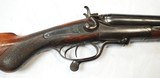 BRITISH UNDER LEVER DOUBLE RIFLE BY ADAMS, 500 EXPRESS(?) HAMMER SXS ENGLISH DOUBLE RIFLE - 4 of 15