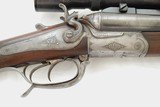 FINE GERMAN DRILLING WITH AUSTRIAN SCOPE, MADE IN 1920, COMBINATION RIFLE, 12 GA, 9.3 X 72MM - 6 of 15