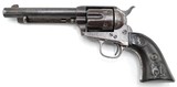 1883 SHIPPED COLT SAA PEACEMAKER REVOLVER 45 COLT, FACTORY LETTER, EAGLE GRIPS, 5 1/2 BARREL - 1 of 15
