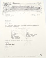 1883 SHIPPED COLT SAA PEACEMAKER REVOLVER 45 COLT, FACTORY LETTER, EAGLE GRIPS, 5 1/2 BARREL - 15 of 15