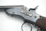 RARE REMINGTON NAGANT ROLLING BLOCK DOUBLE BARREL PISTOL, BELGIAN GENDARMERIE, 2000 MADE - 4 of 11