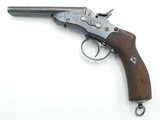 RARE REMINGTON NAGANT ROLLING BLOCK DOUBLE BARREL PISTOL, BELGIAN GENDARMERIE, 2000 MADE - 3 of 11