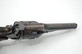 BRITISH WEBLEY MARK II, MK2 REVOLVER, ORIGINAL .455 CAL, UNSHAVED CYLINDER - 5 of 14