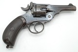 BRITISH WEBLEY MARK II, MK2 REVOLVER, ORIGINAL .455 CAL, UNSHAVED CYLINDER - 14 of 14