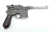 MAUSER C96 BROOMHANDLE MODEL 1930 PISTOL, 7.63MM/.30 CAL MAUSER, EXCEL BORE - 3 of 12