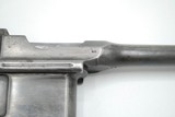 WWI GERMAN IMPERIAL ARMY ISSUED MAUSER C96 BROOMHANDLE PISTOL, ALL MATCHING - 5 of 15