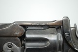 ANTIQUE BRITISH WEBLEY WG REVOLVER, 455/476 CAL, NO FFL - 4 of 13
