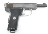 RARE BRITISH WEBLEY MODEL 1909 PISTOL, 9MM LONG BROWNING CAL - 4 of 11