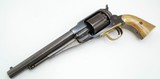 UNUSUAL CIVIL WAR REMINGTON 1858 REVOLVER WITH BRASS GRIPS, 44 CAL - 8 of 9