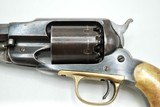 UNUSUAL CIVIL WAR REMINGTON 1858 REVOLVER WITH BRASS GRIPS, 44 CAL - 2 of 9