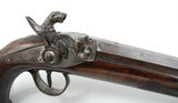 HIGH QUALITY GOTHIC ITALIAN PERCUSSION PISTOL WITH STEEL MOUNTS AND SILVER BUTT PLATE - 10 of 10