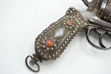 AUSTRIAN GASSERMODEL 1870 REVOLVER WITH A SPECIAL ORDER SOLID SILVER HANDLE, OTTOMAN? - 2 of 8