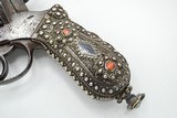 AUSTRIAN GASSERMODEL 1870 REVOLVER WITH A SPECIAL ORDER SOLID SILVER HANDLE, OTTOMAN? - 5 of 8