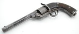 RARE FRENCH DEVISME MODEL 1854 FACTORY ENGRAVED REVOLVER, 11MM - 12 of 15