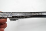 RARE FRENCH DEVISME MODEL 1854 FACTORY ENGRAVED REVOLVER, 11MM - 15 of 15