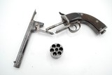 RARE FRENCH DEVISME MODEL 1854 FACTORY ENGRAVED REVOLVER, 11MM - 13 of 15