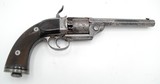 RARE FRENCH DEVISME MODEL 1854 FACTORY ENGRAVED REVOLVER, 11MM - 1 of 15